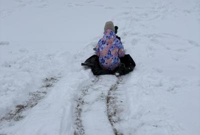 Zima a lopaty na sněhu 1/26