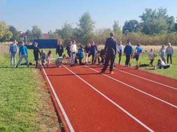 Rozcvičení před Cross cupem
3. 10. 2025