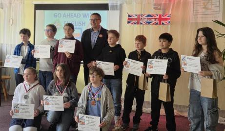 Ang. soutĕž Go ahead with English pro 5. třidy